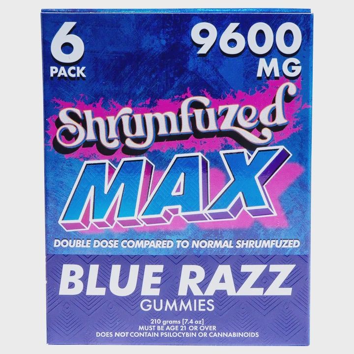 Shrumfuzed MAX, 6pk 9600mg, Blue Razz