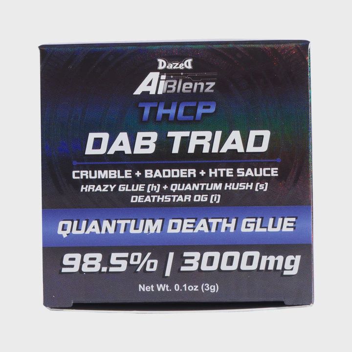 Dazed, THCP 3G Dab Triad, Quantum Death Glue, (3 Strains)