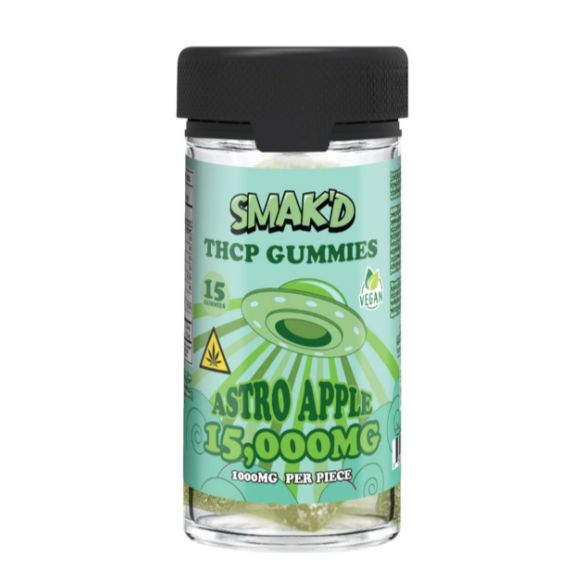Smak&#39;d THC-P Blend 15,000mg, Astro Apple