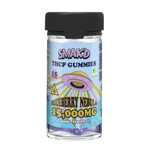 Smak&#39;d THC-P Blend 15,000mg, Blueberry Nebula