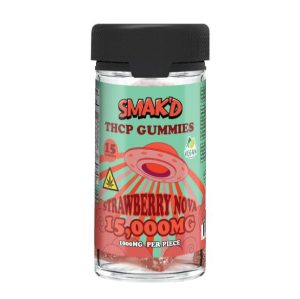 Smak&#39;d THC-P Blend 15,000mg, Strawberry Nova