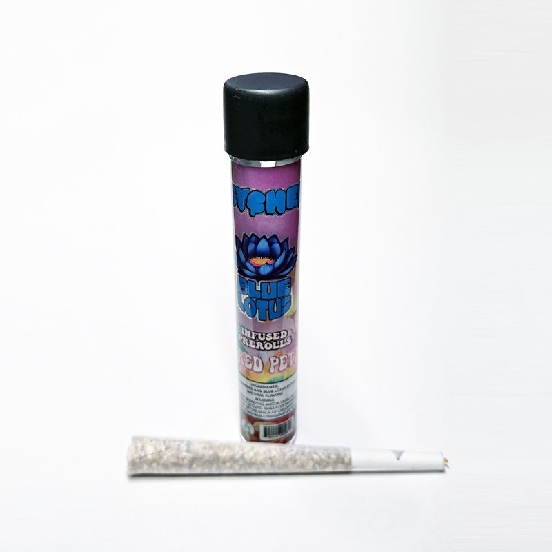 Psyched, 1G Blue Lotus Pre-Roll, Sacred Petals