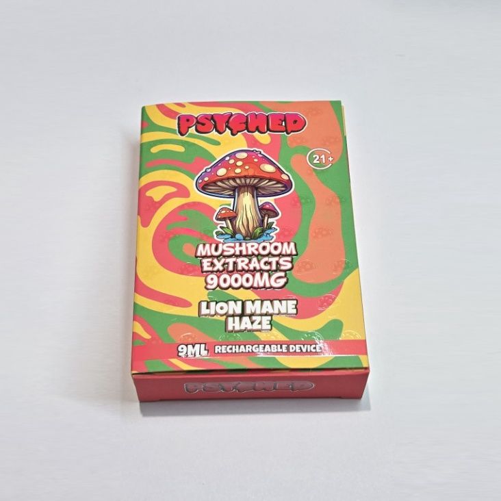 Psyched, Mushroom Vape 9ml, Lion Mane Haze