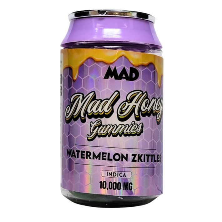 Mad Honey Gummies, 10,000mg, 10ct, Watermelon Zkittles