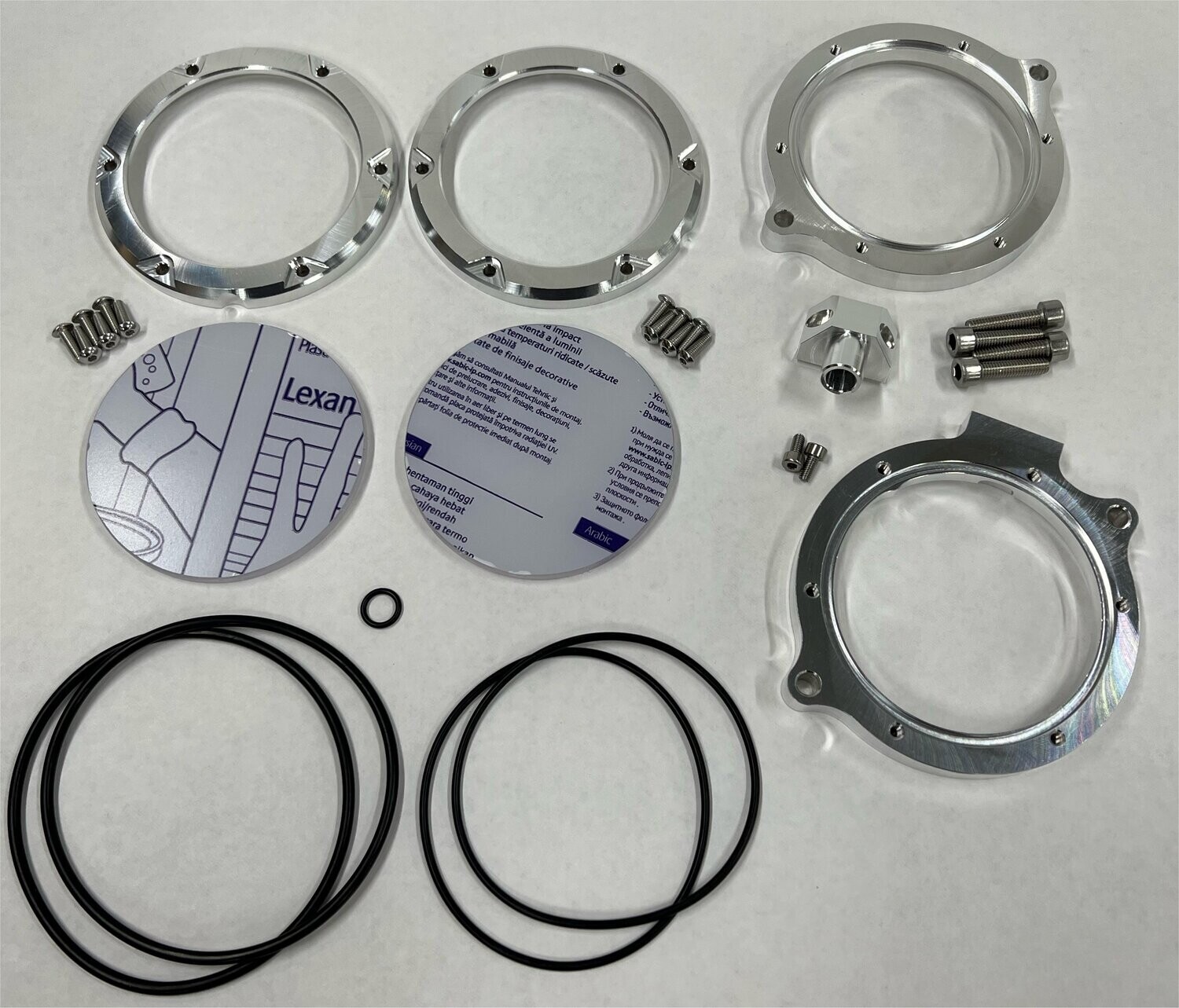 Virago XV Timing Covers Raw Aluminum