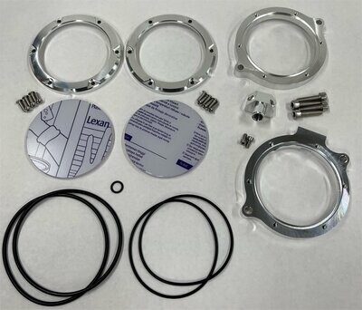 Virago XV Timing Covers Raw Aluminum