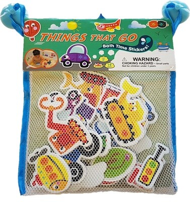 Bath Time Stickers - Things That Go