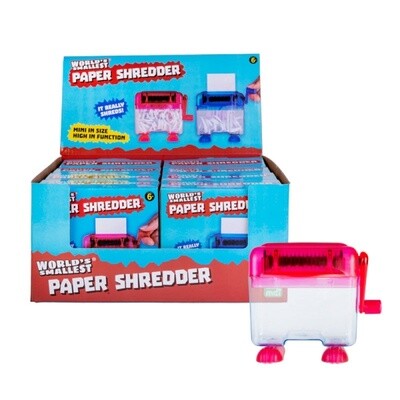 World&#39;s Smallest Paper Shredder
