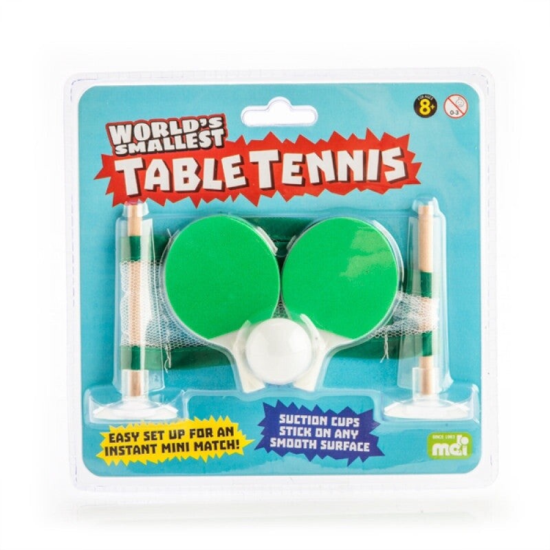 World&#39;s Smallest Table Tennis Set