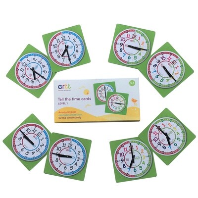 Time Teach Playing Cards Level 1