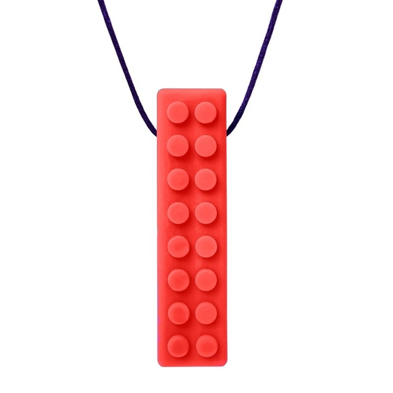 ARK&#39;s Brick Stick® Textured Chew Necklace, Variant: Red - Soft