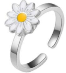 Fidget Ring Daisy - Adjustable