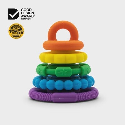 Stacker and Teether Toy - Rainbow