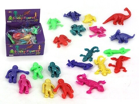 Stretchy Mini Sticky Figures - Assorted