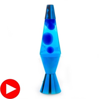 Blue/Blue Metallic Motion Lamp