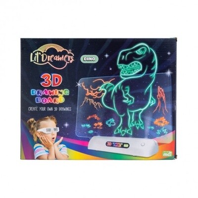 Dino Island's 3D Illuminate Drawing Board