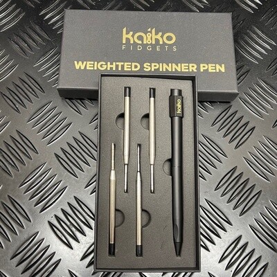 Weighted Spinner Pen with 4 refills