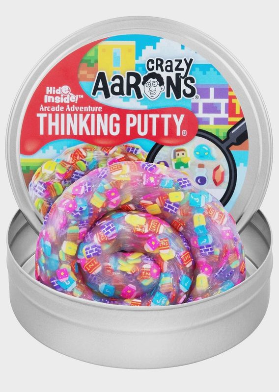 Aarons Putty 90g Tin - Varieties, Design: Arcade Adventure