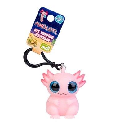 Eye Popping Keychain -  Varieties, Design: Axolotl