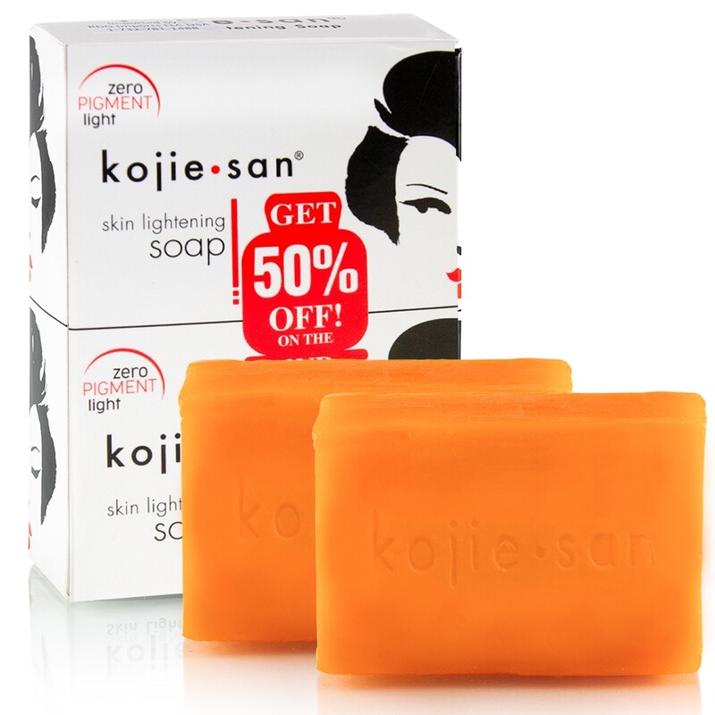 1 Box Contains 2 bars Kojie Skin Lighting Soap 135gram