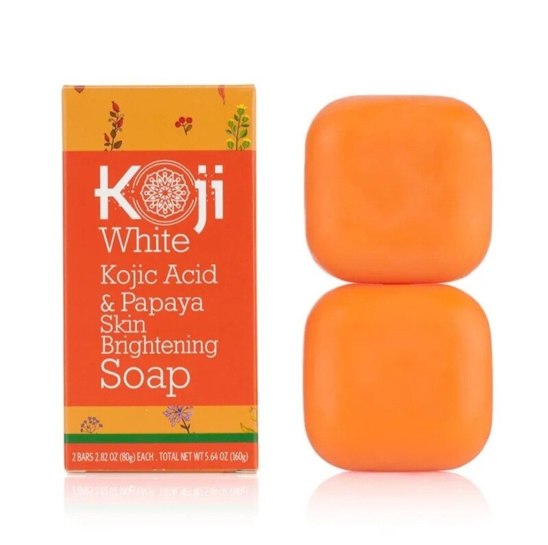 Kojie Acid &amp; Papaya Skin  Brightening Soap (2 Bars) 80g