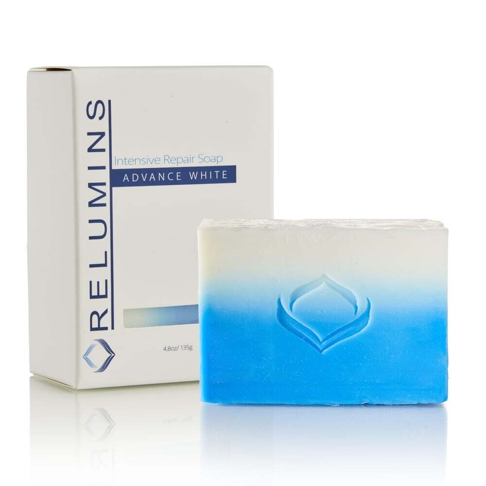 RELUMINS ADVANCE WHITENING SOAP WITH INTENSIVE SKIN REPAIR &amp; TA STEM CELL EXTRACT