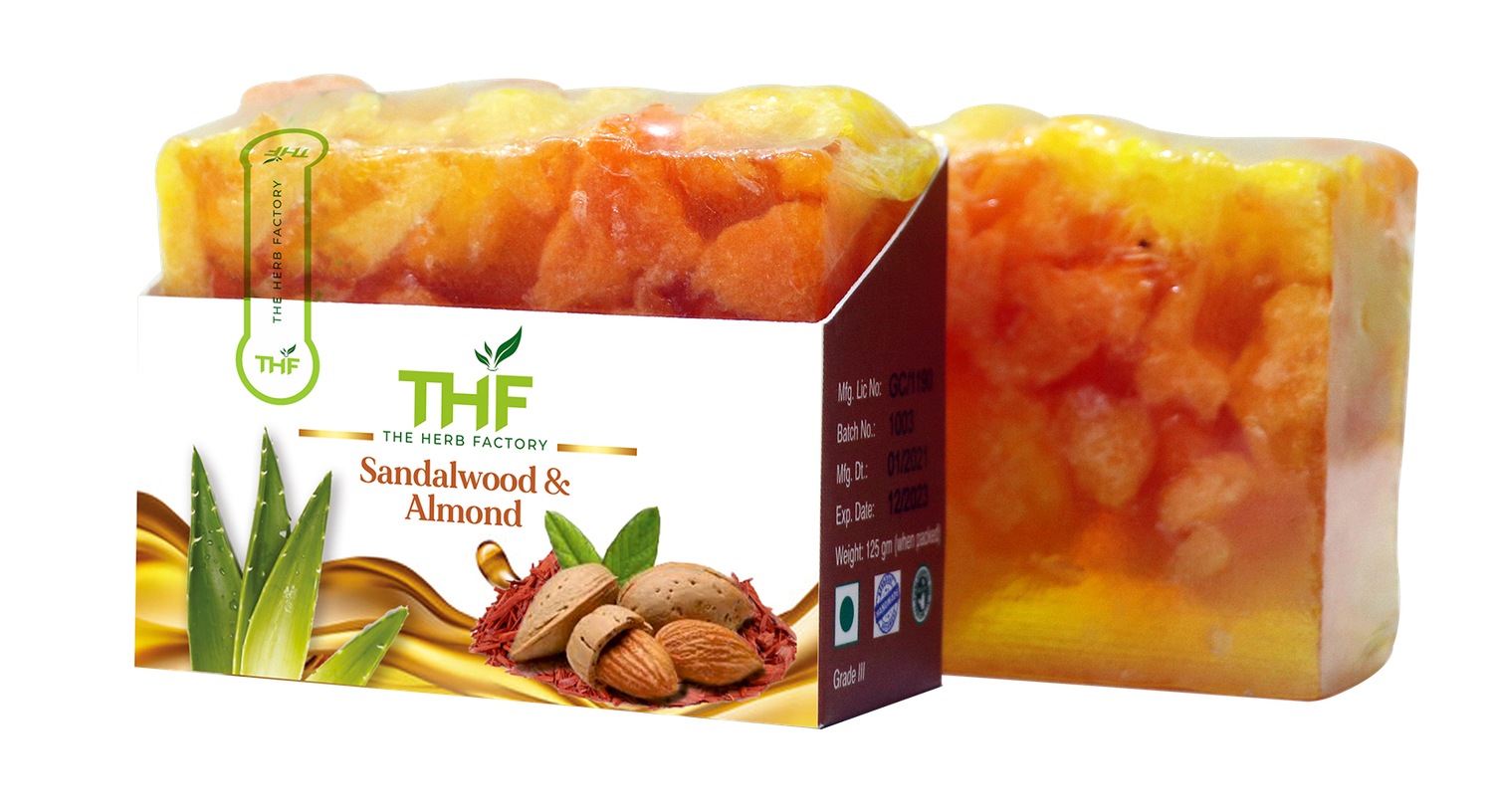THF sandalwood and almond soap