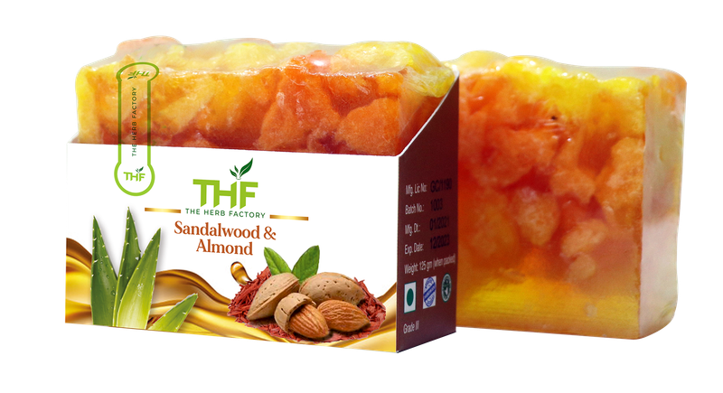 THF sandalwood and almond soap