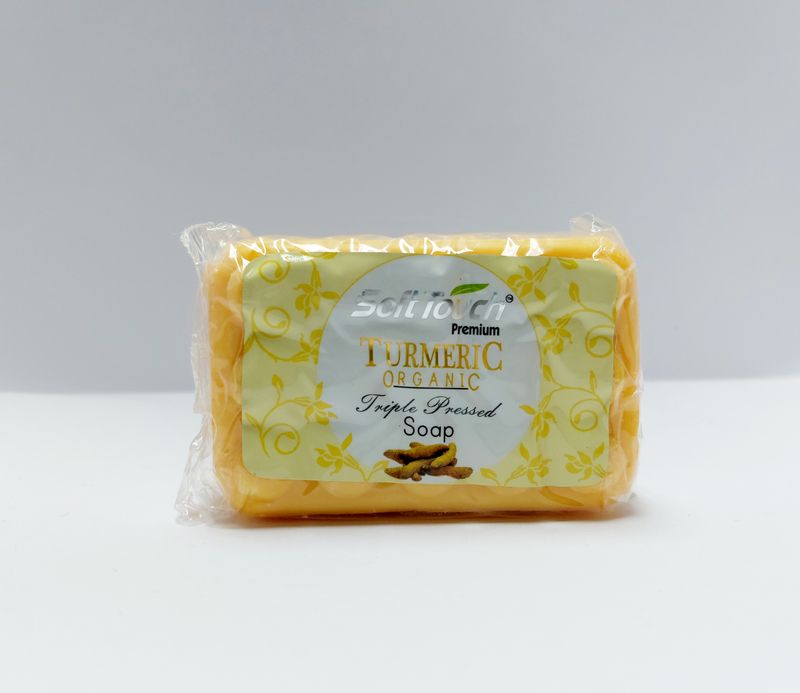 Soft touch turmeric soap 125g