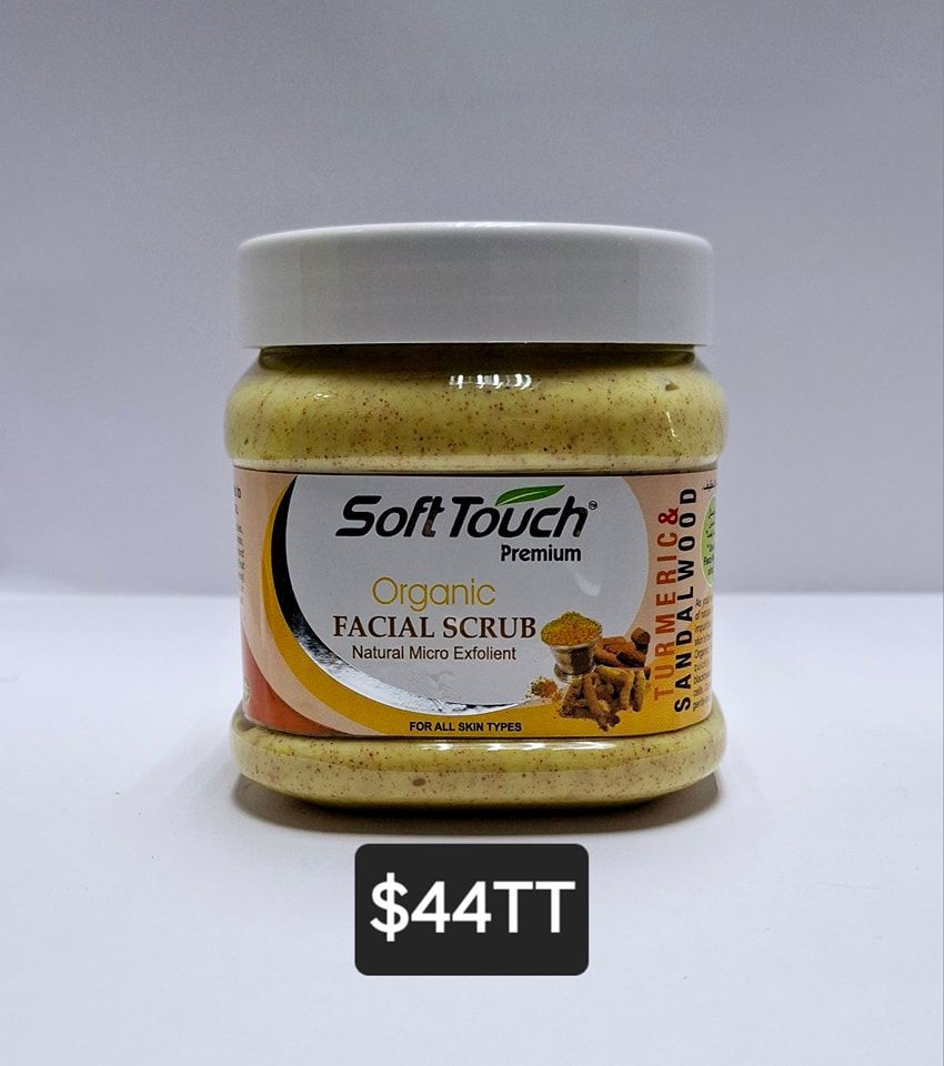 Soft Touch Tumeric and Sandwood Facial Scrub