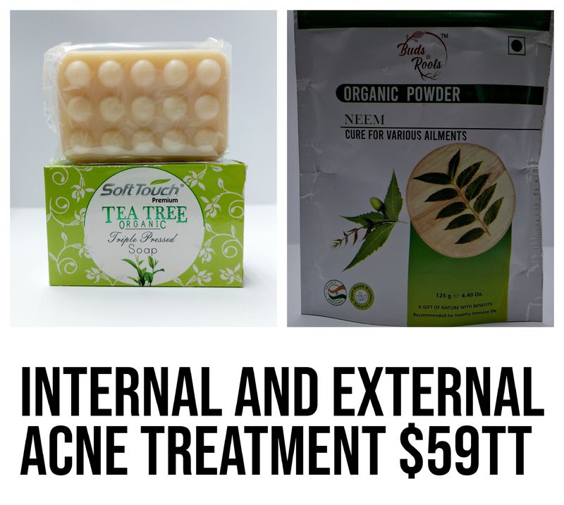1- soft Touch Tea Tree Soap 1 - Buds and Roots neem Powder