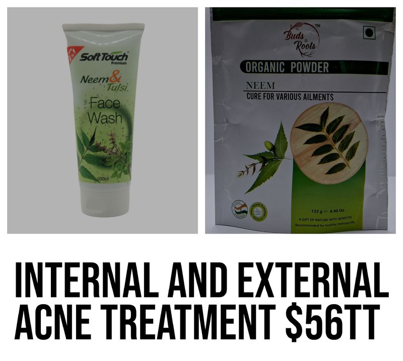 1- Soft Touch Neem &amp; Tulsi Face Wash 100g 1- Buds and Roots Neem Powder