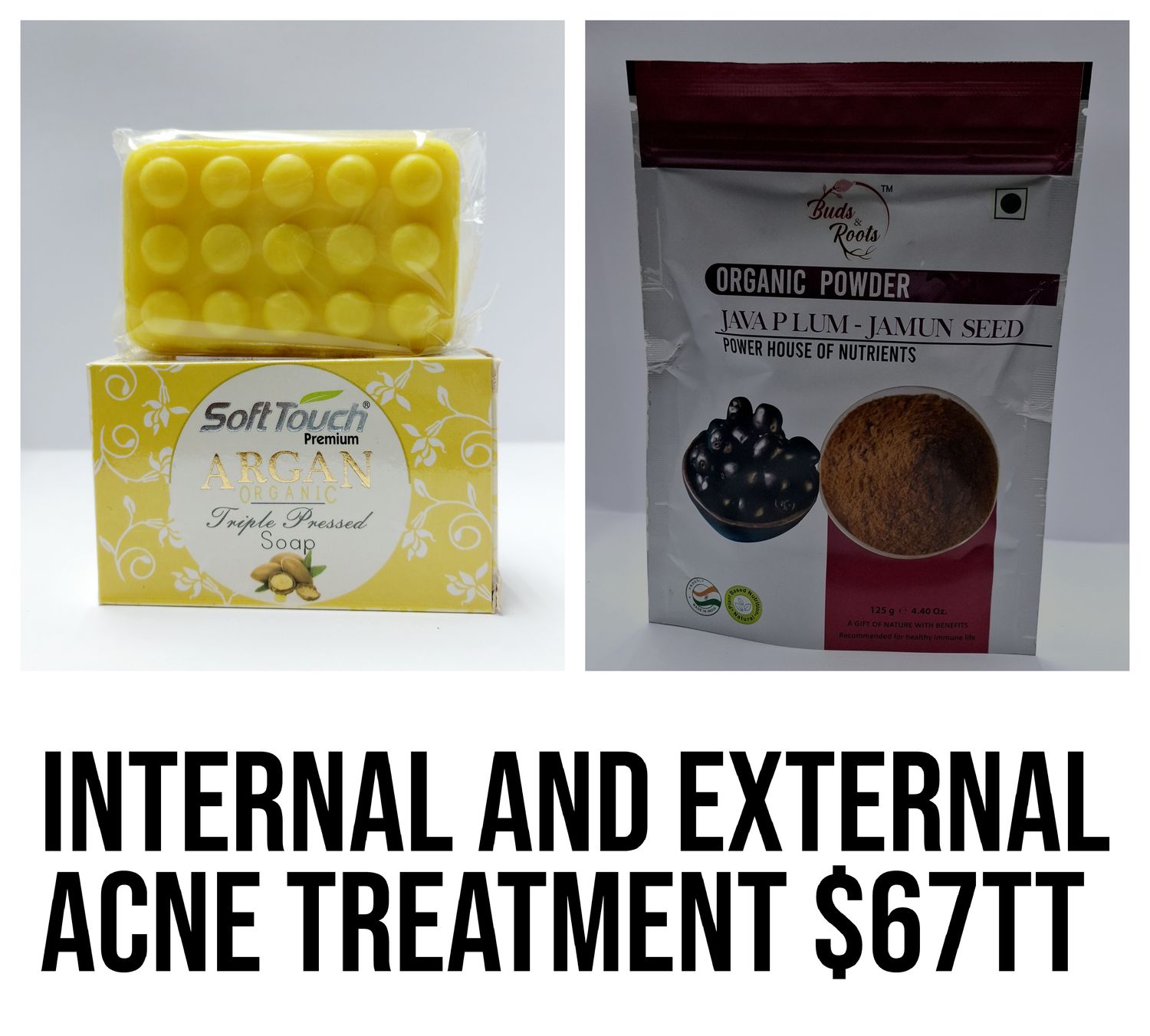 1. - soft touch Agran Soap 1. -Buds and Roots Jumun Power 125g