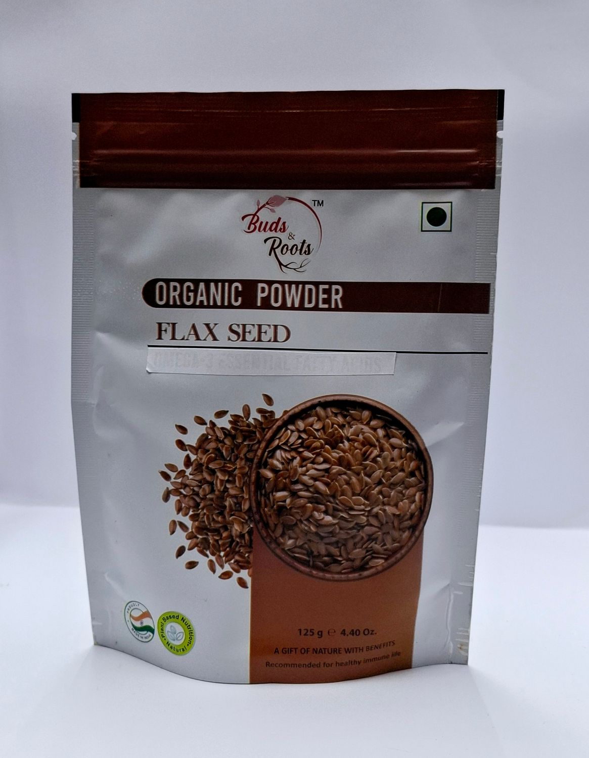 Buds and Roots Flax Seed Powder 125g