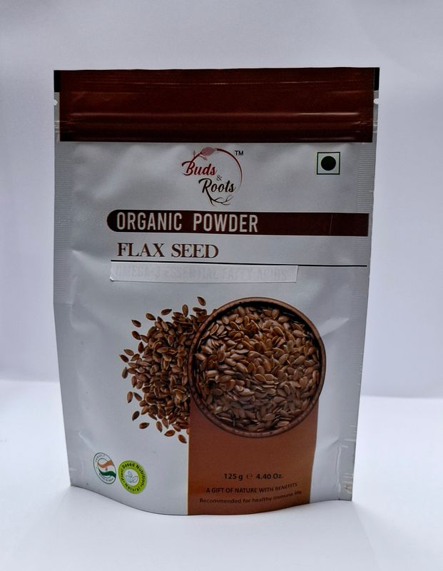 Buds and Roots Flax Seed Powder 125g