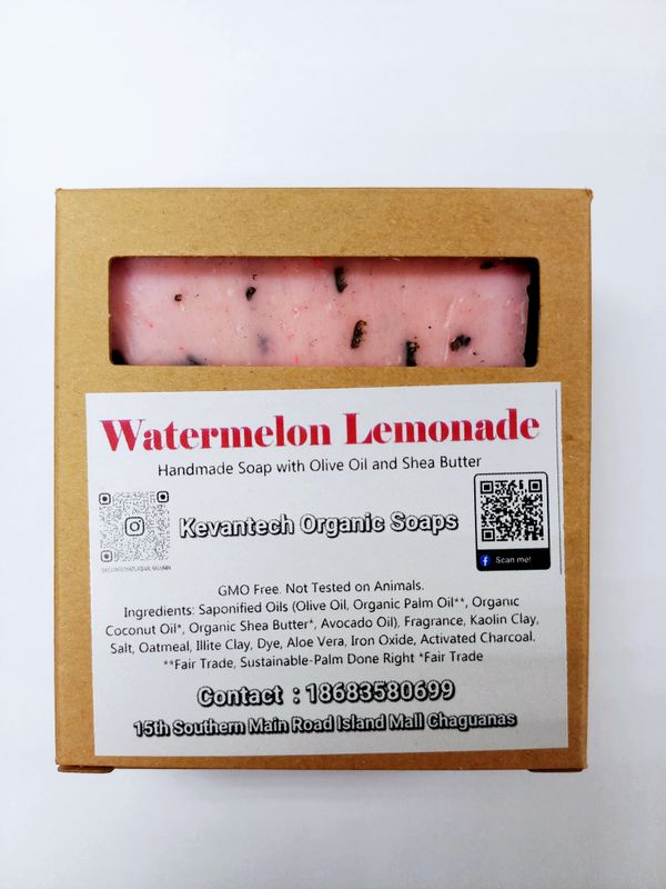 ORGANIC WATERMELON LEMONADE SOAP