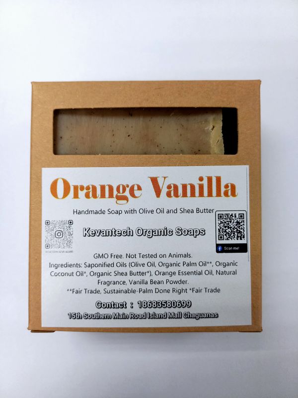 ORGANIC ORANGE VANILLA SOAP