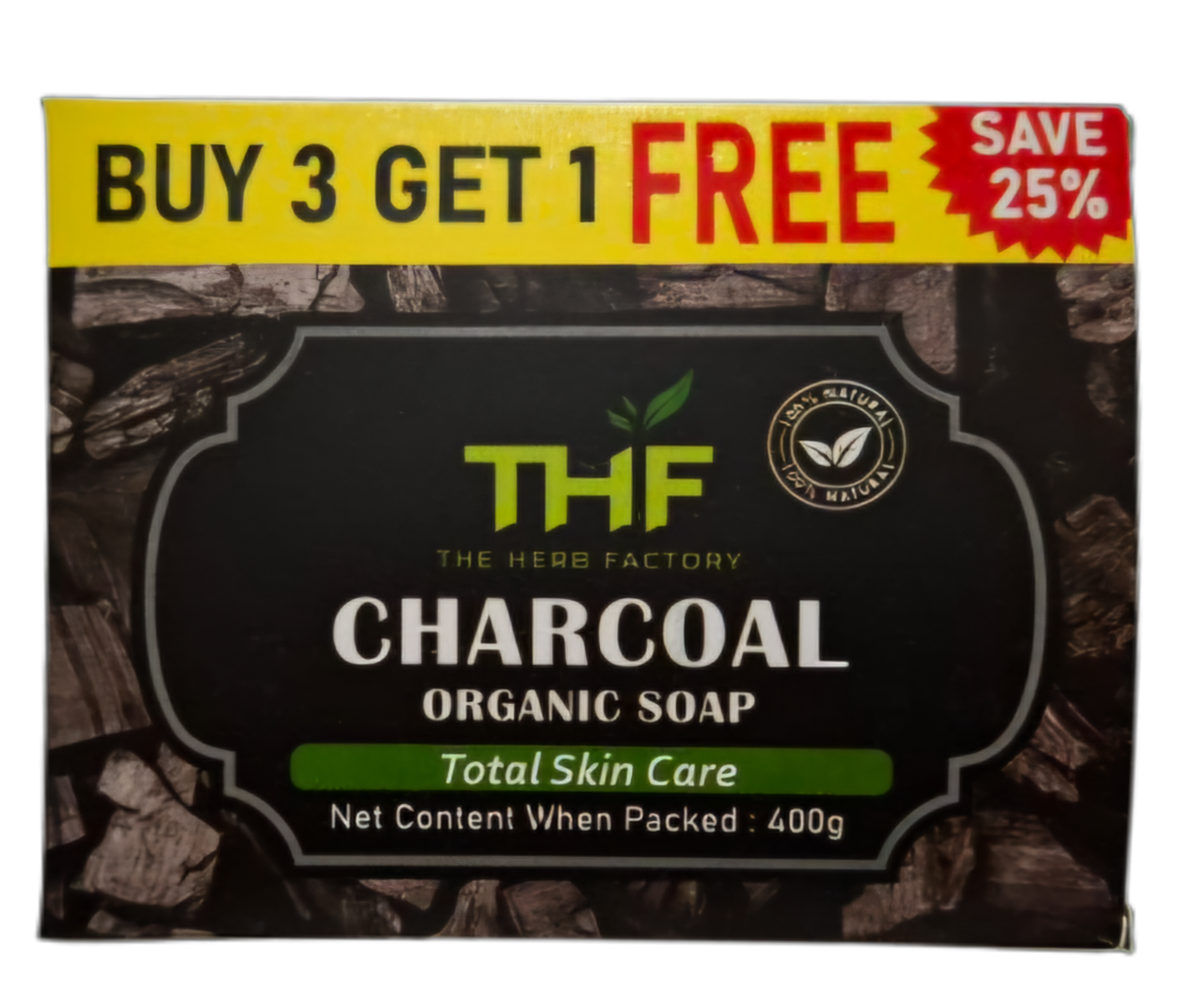 THF CHARCOAL SOAP 100G X 4