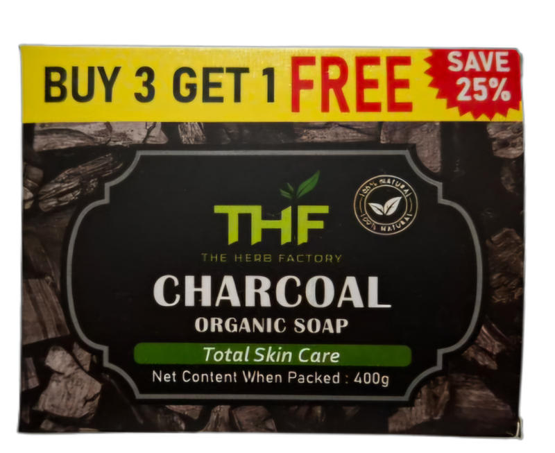 THF CHARCOAL SOAP 100G X 4