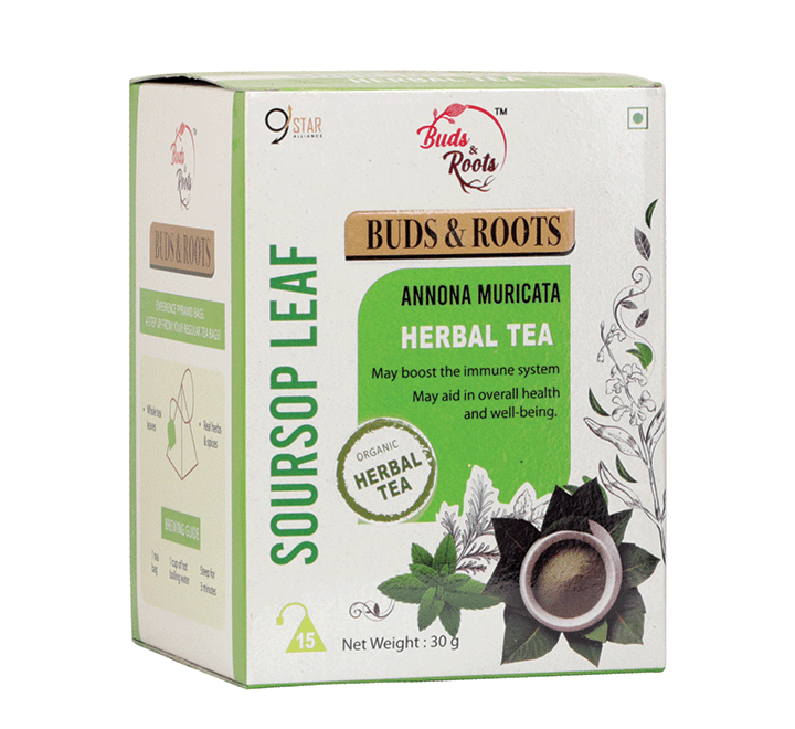 Buds and Root Soursop Leaf Tea 20g