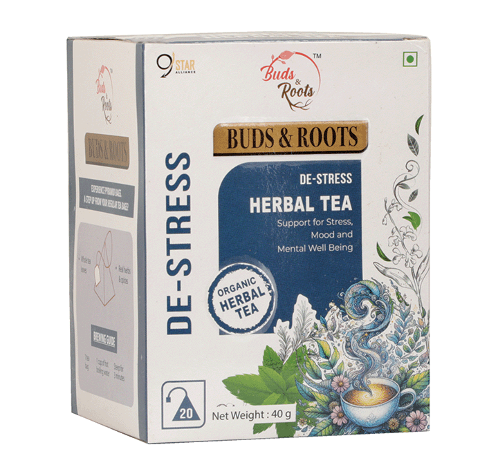 Buds and Roots De-Stress Tea 20 bags
