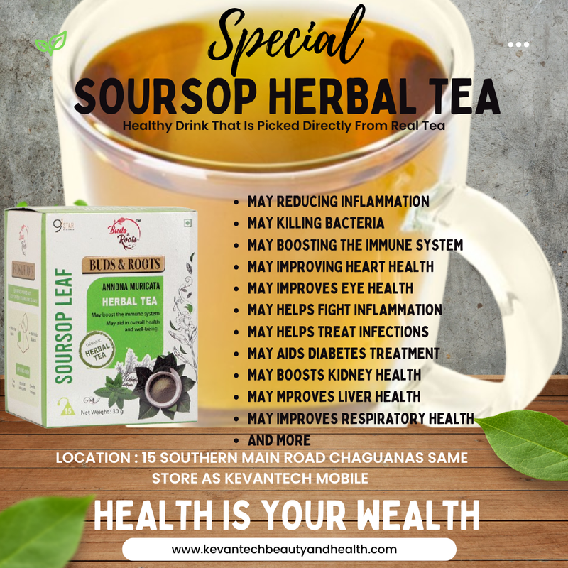 Buds and Root Soursop Leaf Tea 20g