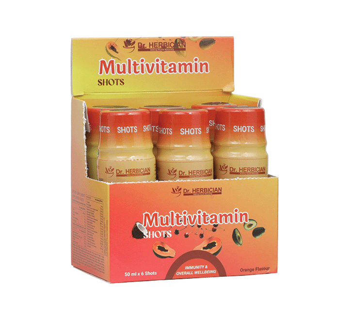 Dr.Herbician Multivitamin Single Shots 50 ml case of (6 pieces)