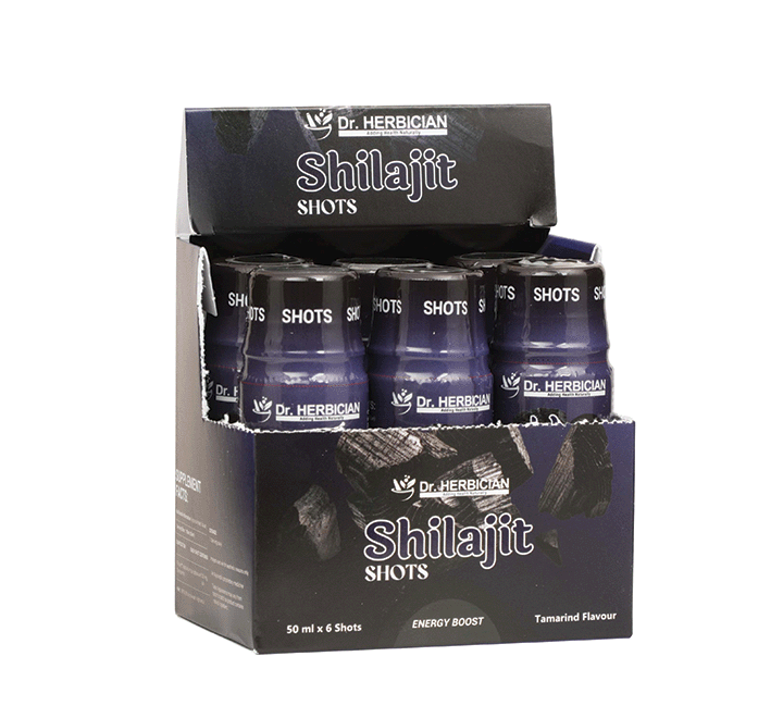 Dr.Herbician Shilajit Single Shots 50 ml case of (6 pieces)
