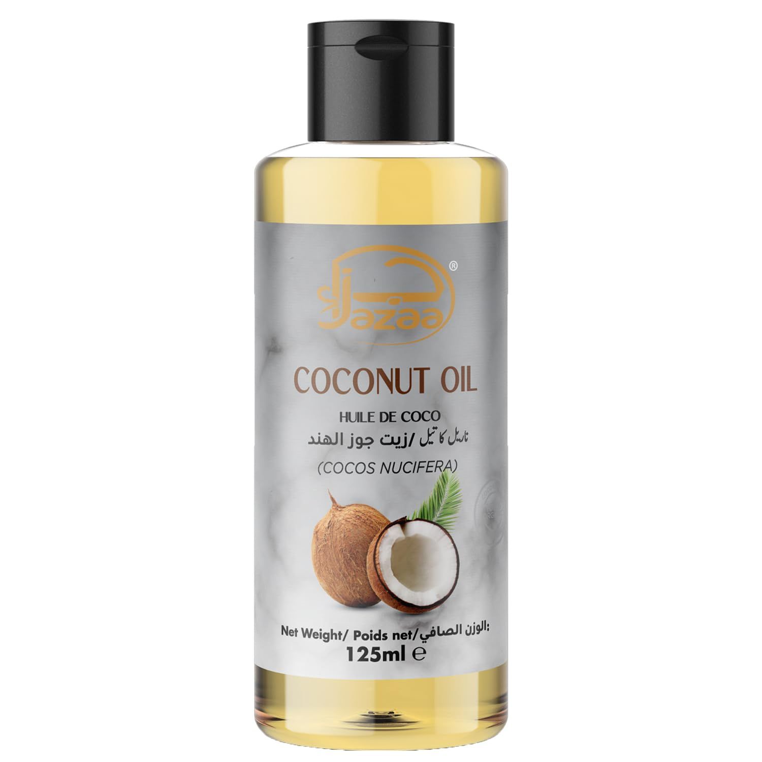 JAZAA ORGANIC COCONUT OIL 100% 125ML