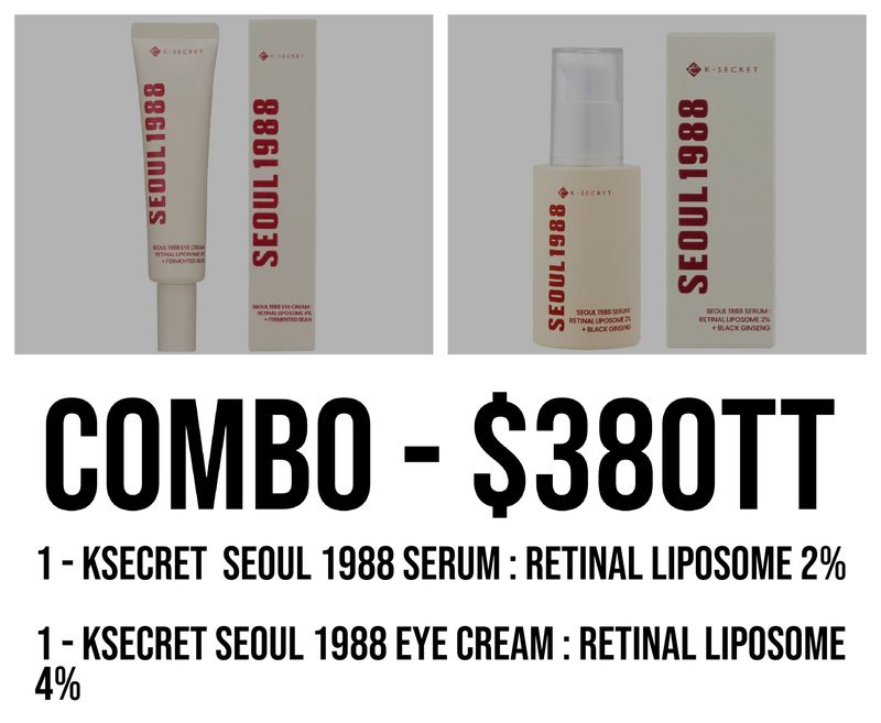 1-KSECRET SEOUL 1988 SERUM : RETINAL LIPOSOME 2% /1-KSECRET SEOUL 1988 EYE CREAM : RETINAL LIPOSOME 4%