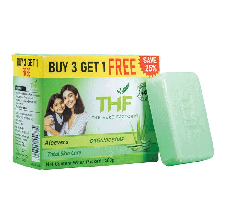 THF ALOEVERA SOAP 100G X 4