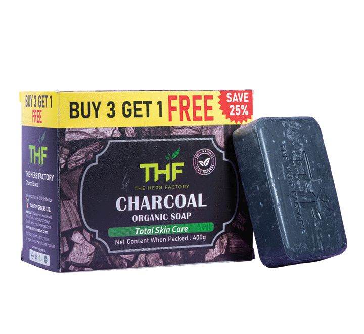 THF CHARCOAL SOAP 100G X 4