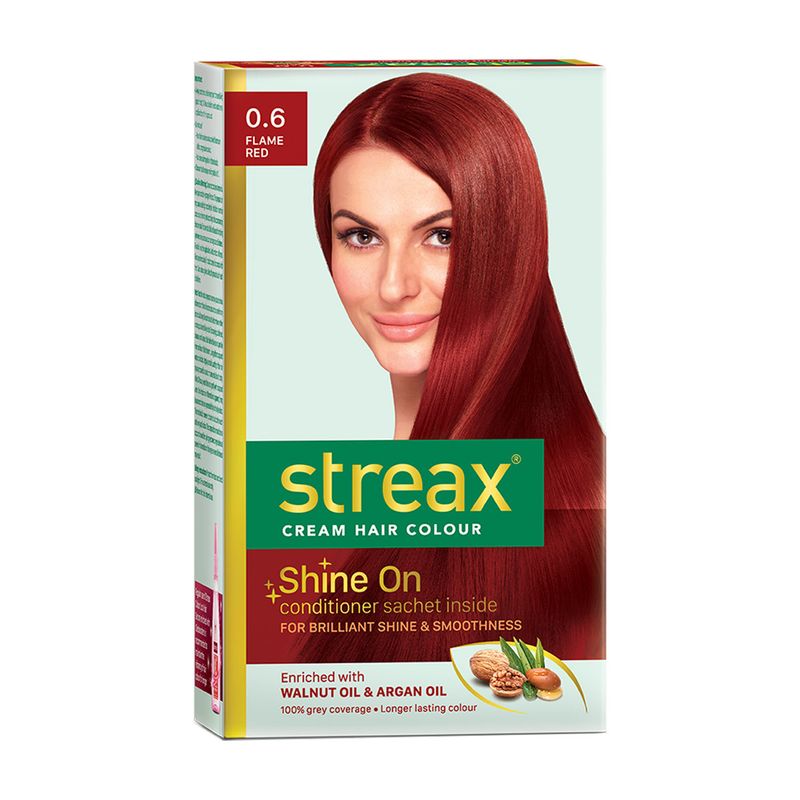 Streax Cream Hair Colour (Flame Red 0.6)
