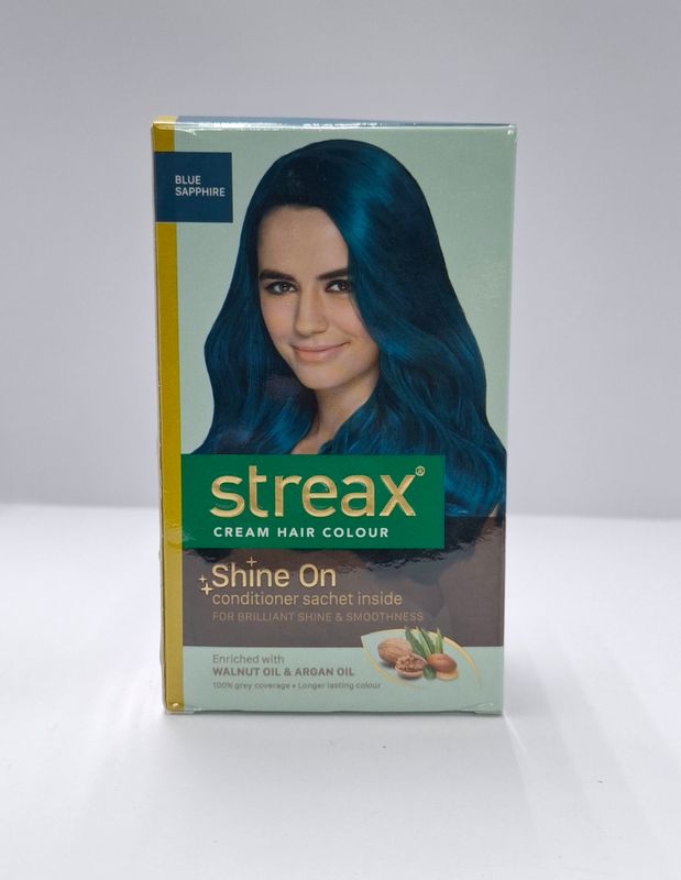 Streax Cream Hair Colour (Blue Sapphire)
